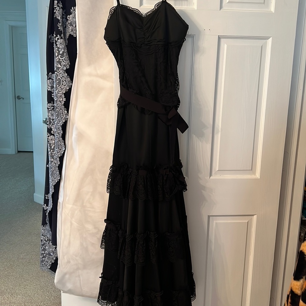 Limited addition Zuhair Murad MNG bustiers black dress